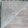 Tapete Memoria Vintage en Azul Claro con Marfil