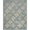 Tapete Memoria Vintage en Azul Claro con Marfil