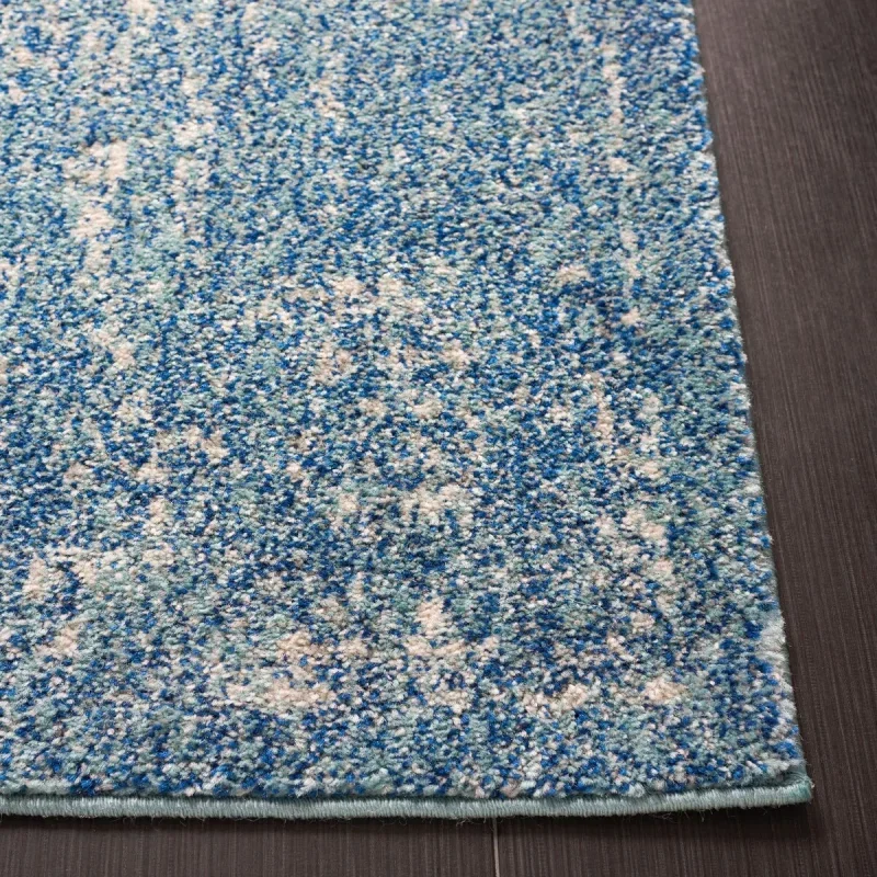 Tapete Memoria Vintage en Azul con Marfil