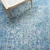 Tapete Memoria Vintage en Azul con Marfil