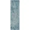 Tapete Memoria Vintage en Azul con Marfil