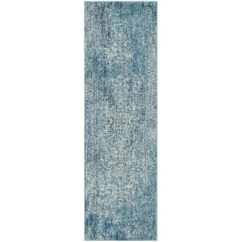Tapete Memoria Vintage en Azul con Marfil