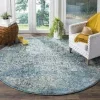 Tapete Memoria Vintage en Azul con Marfil