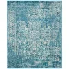 Tapete Memoria Vintage en Azul con Marfil