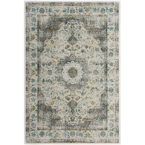 Tapete Memoria Vintage en Gris con Dorado