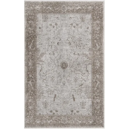 Tapete Miramar Floral Persa en Gris Claro
