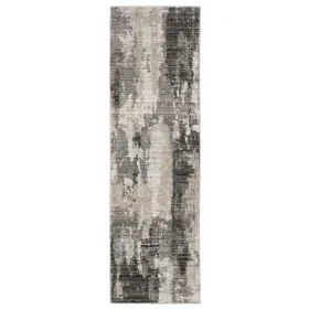 Tapete Nebulosa Abstracto en Gris y Beige