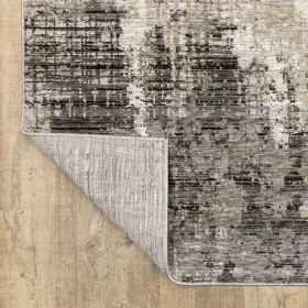 Tapete Nebulosa Abstracto en Gris y Beige