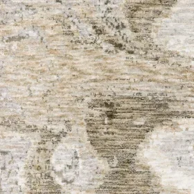 Tapete Nebulosa Remolinos en Beige y Marfil