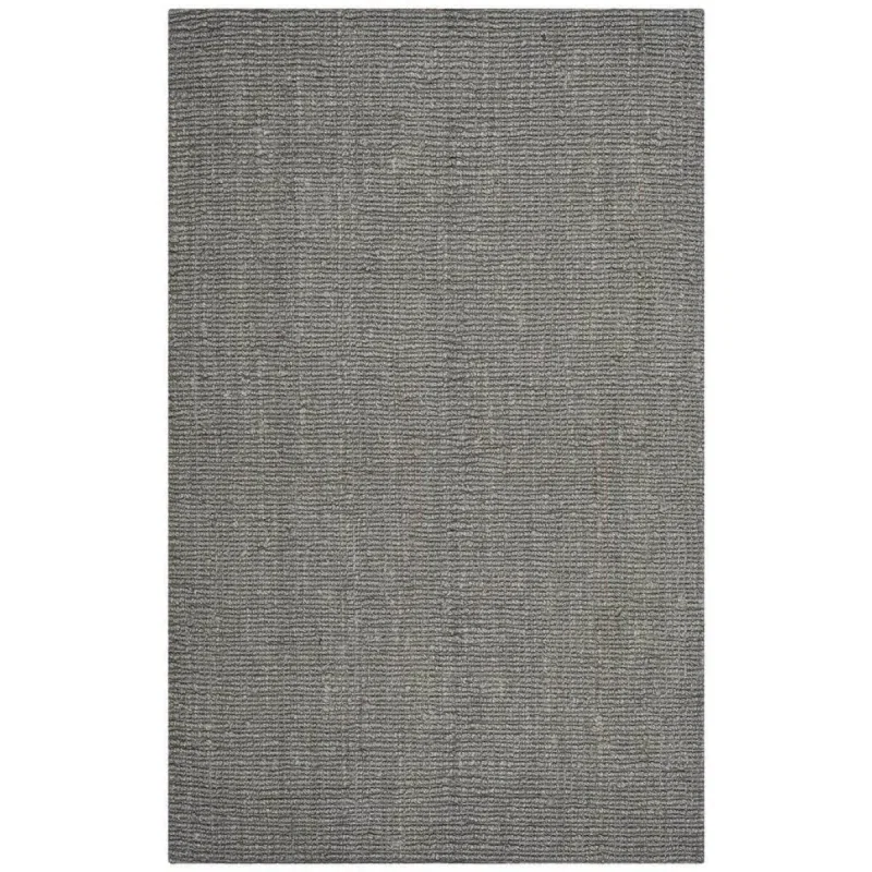 Tapete Nudo Grueso de Yute Gris - 2.40 x 3.00
