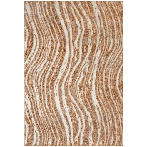 Tapete Ondas Orgánico en Caramelo