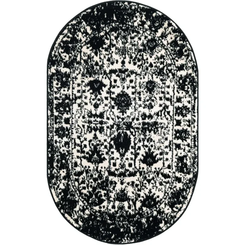 oregon floral en negro y blanco