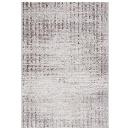 Tapete Palmar Abstracto en Beige con Café