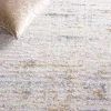 Tapete Palmar de Rayas Horizontales en Beige con Azul Claro