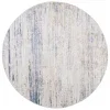 Tapete Palmar de Rayas Horizontales en Beige con Azul Claro