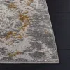 Tapete Palmar de Textura Desgastada en Gris con Dorado