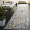 Tapete Palmar de Textura Desgastada en Gris con Dorado