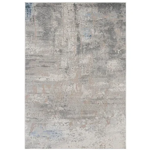 Tapete Palmar de Textura Desgastada en Gris con Verde Azulado