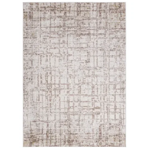Tapete Palmar Mosaico en Beige con Café