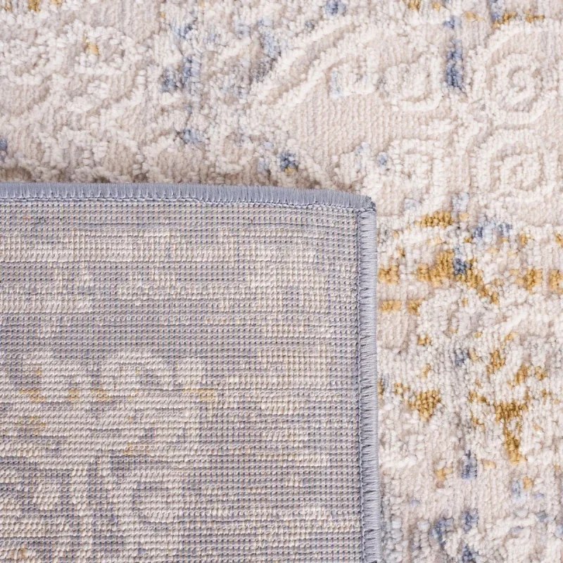 Tapete Palmar Vintage en Beige con Azul
