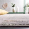 Tapete Palmar Vintage en Gris con Verde