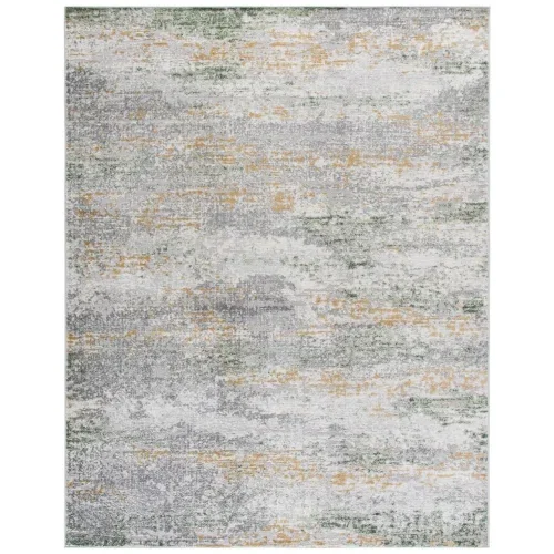 Tapete Palmar Vintage en Gris con Verde