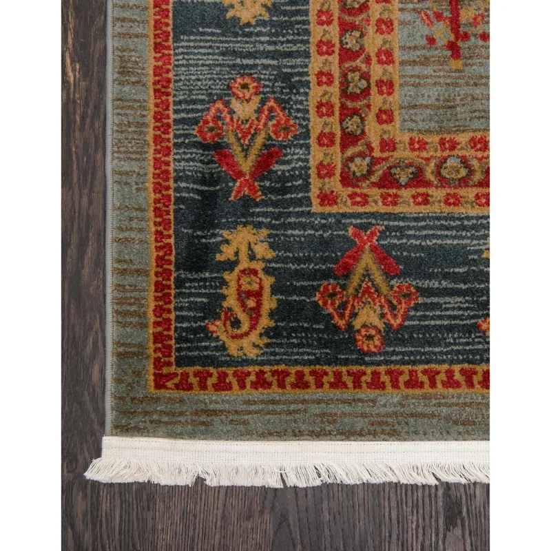 persa tribal pictorico en azul claro