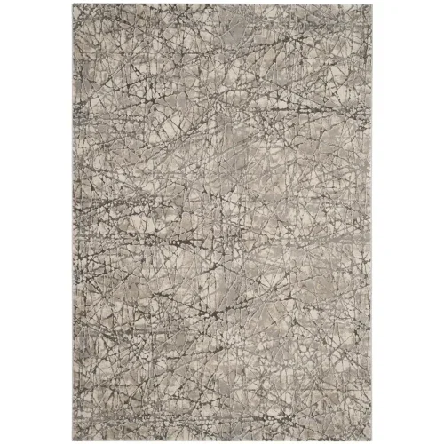 Tapete Prado Abstracto en Beige con Gris