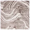Tapete Prado Abstracto en Café con Beige