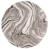 Tapete Prado Abstracto en Café con Beige