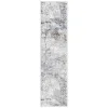 Tapete Prado Abstracto en Gris con Azul