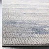 Tapete Prado Abstracto en Gris con Azul Marino