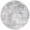 Tapete Prado Abstracto en Gris con Azul