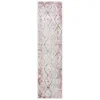 Tapete Prado Damasco en Gris con Rosa