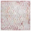 Tapete Prado Damasco en Gris con Rosa