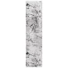 Tapete Prado de Ramas Dispersas en Gris con Negro