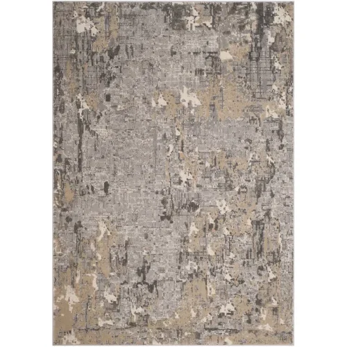 Tapete Prado de Textura Gastada en Gris