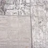 Tapete Prado de Trazos Entrelazados en Gris con Gris Oscuro