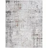 Tapete Prado de Trazos Entrelazados en Gris con Gris Oscuro