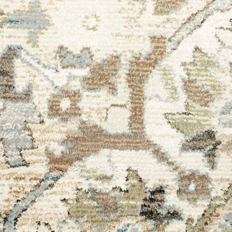 Tapete Principado Medallón Floral, detalle de la textura 2