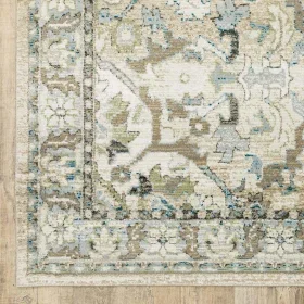 Tapete Principado Medallón Floral, detalle de la textura 3