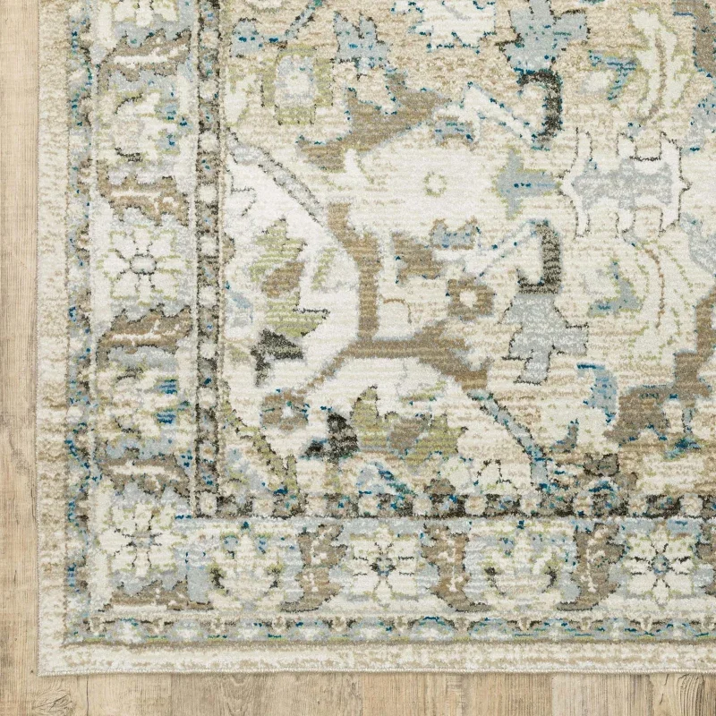 Tapete Principado Medallón Floral, detalle de la textura 3