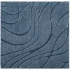 Tapete Shag Miami Abstracto en Azul