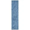 Tapete Shag Miami Abstracto en Azul