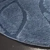 Tapete Shag Miami Abstracto en Azul