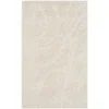Tapete Shag Miami de Curvas en Natural con Marfil