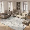 Tapete Shag Miami Floral en Beige con Azul