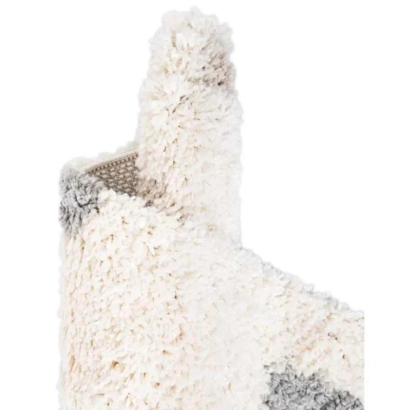 shag nordico cruces en marfil