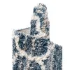 Tapete Shag Nórdico Enrejado en Azul