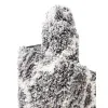 shag nordico enrejado en gris